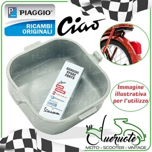 SCATOLA PORTA ATTREZZI GRIGIA PER PIAGGIO CIAO 50 A PRIMA SERIE POSTERIORE REAR - Foto 1 di 3