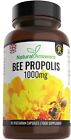 90 Capsules Pure Bee Propolis 2000mg - 1000mg Per Capsule, 2000mg per Serving, 