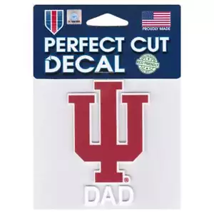 Indiana Hoosiers Perfect Cut Decal - Dad - Bild 1 von 1