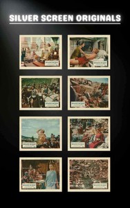 Alexander the Great 8x Original UK FOH Lobby Cards Richard Burton Stanley Baker