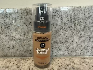 Revlon Colorstay 24 Hours 330 Natural Tan Longwear Makeup Combination/Oily Skin - Picture 1 of 8