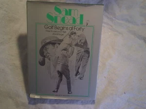 1978 SAM SNEAD-Golf Begins At Forty HC w/DJ 1st PRINTING,dick aultman,pga,dial p - Picture 1 of 6