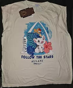 Aulani Disney Resort Pua & Heihei Follow the Stars T-Shirt XL NEW NWT - Picture 1 of 1