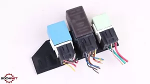 BMW E36 Z3 Headlight High Beam Relay Fuse Set OEM - Picture 1 of 4