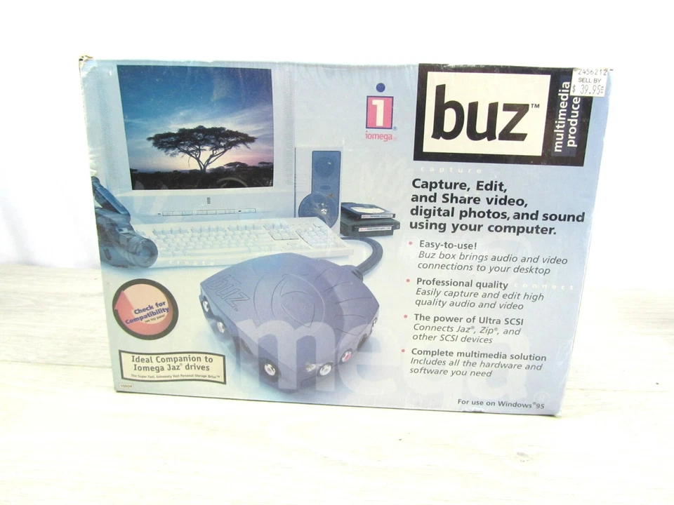 Complete and Sealed IOMega Buz Multimedia Producer (C1) * - Image 1 of 3