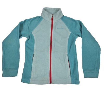 Chaqueta polar cálida Columbia para niñas jóvenes talla mediana 10-12 Foto 1 de 4