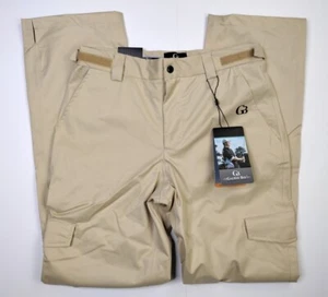 Neu mit Etikett Galway Bay Jr. Golf Allwetter wasserdichte wandelbare Herrenhose 30 x 32 hellbraun - Bild 1 von 9