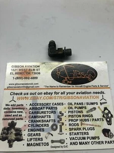 LYCOMING 10045 90 DEGREE ELBOW FITTING ALT # 72376 - Picture 1 of 3