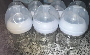 PHILIPS AVENT Baby Bottle Natural Response Nipple 0M+ 3X 4oz Bottles Anti-Colic - Picture 1 of 3