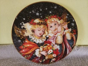 Angels We Have Heard On High Plate Brenda Burke Little Angels 1992 G25 B1 - Picture 1 of 2