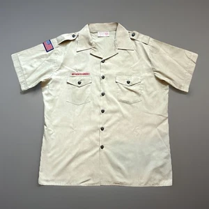 Boy Scouts BSA Mens XL Made In USA Traditional Collared Shirt (Sz 17-17-1/2) - Picture 1 of 20