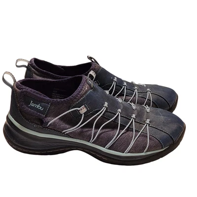 Jambu Spirit Encore Vegan Slip-on hiking, walking shoes. Blue, Women's Size 10 - Image 1 of 4