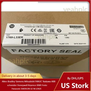 Allen-Bradley AB 1769-L33ER / A CompactLogix 2MB Enet Controller US Free Tax - Picture 1 of 4