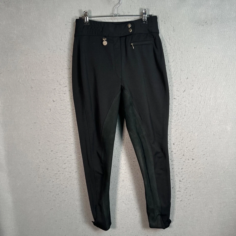 Pantalones de equitación elásticos Pikeur para mujer talla 28 negros Foto 1 de 4