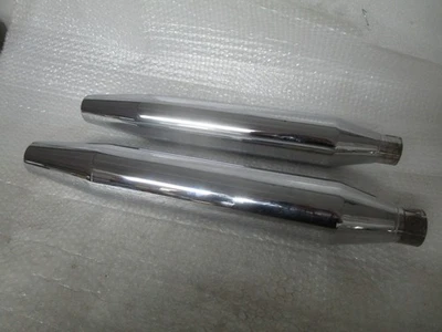 01-06 Harley Davidson FXD Dyna Slip-On Mufflers OEM - Image 1 of 4