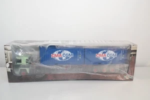 B81 1:43 ALTAYA SCANIA LBT 141 TRUCK CONTAINERS CMA CGM TRAILER MIB VERY RARE! - Picture 1 of 7