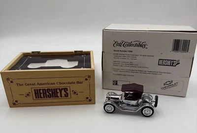 Chevy Roadster 1914 ERTL Hershey's de colección en caja de madera F299 diecast escala 1:43 Foto 1 de 4