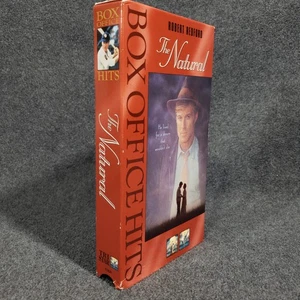 The Natural VHS Video Tape 1984 Robert Redford Duvall Glenn Close Kim Basinger - Foto 1 di 3