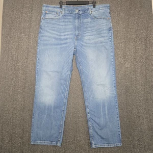 Levis 559 Jeans Mens 44x32 (Meas 42x29) Blue Straight Leg Relaxed Fit Light Wash - Picture 1 of 12