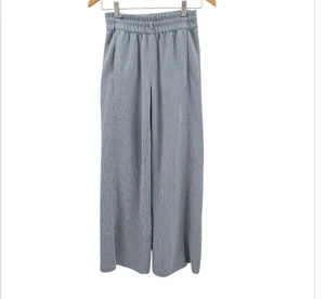 Lululemon Softstreme Damenhose Größe 4 belgisch blau geripptes gerades Bein  - Bild 1 von 14