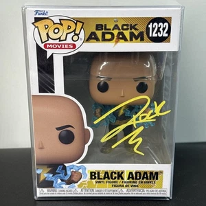 Dwayne Johnson "The Rock" Autogramm Black Adam Funko Pop! #1232 COA Hologramm - Bild 1 von 8