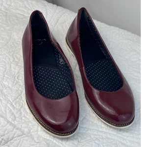 Dr. Martens Damen rot Air Walks Slipper Lackleder Sommer Halbschuhe-Größe 9 - Bild 1 von 10