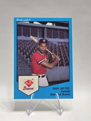 1989 ProCards Triple A - David Justice #838 (RC) Pack Fresh - Image 1 of 2