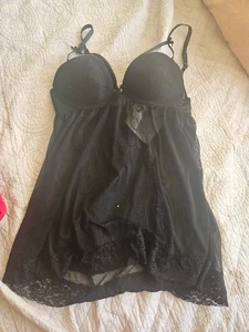 white lingerie dress size medium jessica simpson new with tags - Picture 1 of 3