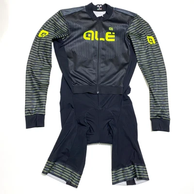 Traje de Ciclocross Ale Cycling PR-S Fuga para Hombres XL Negro Amarillo Acolchado Hecho en Italia Foto 1 de 4