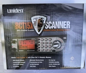 Uniden BCT15X BearTracker Mobile Tracking GPS Enabled Scanner w Bear Tracker NEW - Zdjęcie 1 z 3
