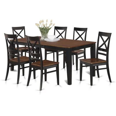 7  Pc  Dining  set-Table  and  6  Kitchen  Chairs - Image 1 of 4
