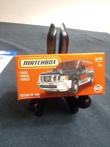 Matchbox Nissan NV Van (2020) Mattel Black Power Grabs Box Toy 66/100 NEW - Picture 1 of 4