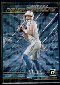 2021 Donruss Power Formulas Justin Herbert Los Angeles Chargers #PF8 - Picture 1 of 2