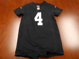 NIKE NFL LAS VEGAS RAIDERS DAVID CARR BLACK JERSEY SIZE TODDLER 18 MONTHS - Picture 1 of 3