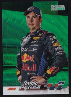 2024 Topps Paddock Pass Formula 1 - Sergio Perez #52 Green Refractor /275 - Image 1 of 2