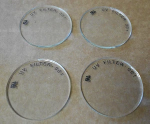 2 Zoll Glas UV Filter 001. 4er Set - Bild 1 von 1