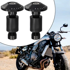 Brand New High Quality Bar Ends Black Handlebar Slider 22mm Aluminum Glue - Picture 1 of 12