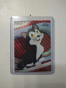 2025 Topps Chrome Disney Figaro RED MICKEY MOUSE REFRACTOR 27/28 PINOCCHIO - Picture 1 of 2