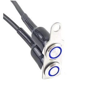  Universal Edelstahl LED Motorrad Schalter EIN-Aus Lenker verstellbar  - Bild 1 von 5