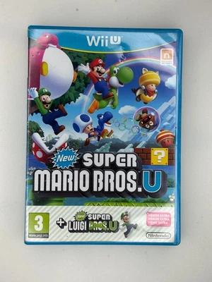 GIOCO NINTENDO Wii U New SUPER MARIO BROS U + SUPER LUIGI U MULTILINGUA PAL ITA - Immagine 1 di 3