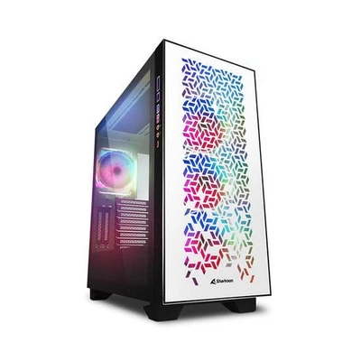 Sharkoon PC Gehäuse Elite Shark CA300H White ATX E-ATX weiß - Bild 1 von 4