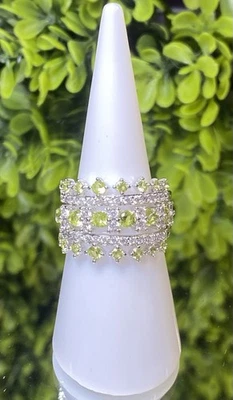 Bomb Party Ring 💍 Size 7 RBP7882 "Leveling Up" 💚 August Birthday Collection - Image 1 of 4