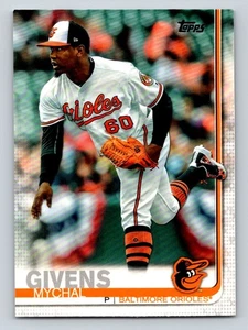 2019 Topps #337 Mychal Givens Baltimore Orioles - Imagen 1 de 2