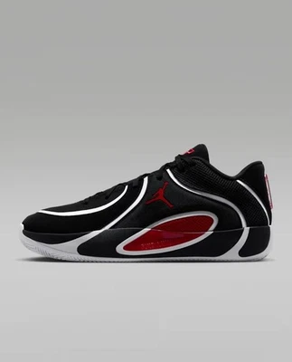 Nike Jordan Tatum 4 PF Bloodline Negro Blanco Rojo Universitario HQ4613-001 Hombres Foto 1 de 4