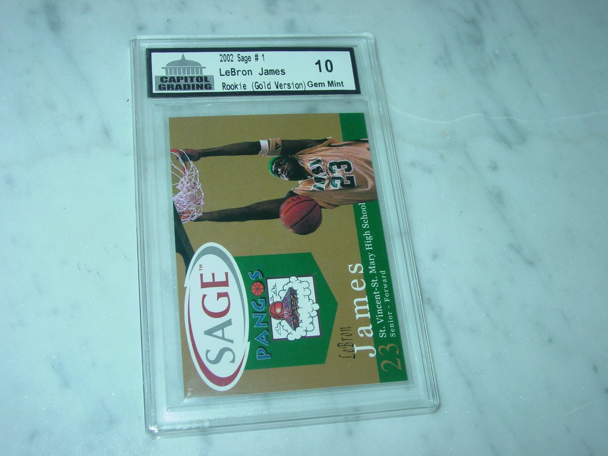 LeBron James Basketball SAGE Rookie Sports Trading Cards LeBron James Basketball SAGE Rookie Sports Trading Cards