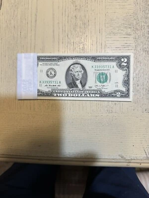 10 Consecutive 2$ ,Green Seal 2013 Cu - Image 1 of 2