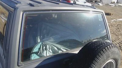 1984-1996 Jeep Cherokee vidro traseiro somente janela traseira OEM escotilha de portão de elevação 55134743 - Imagem 1 de 4