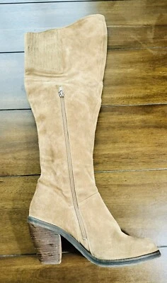 Ibiza Jeffery Campbell Sobre la Rodilla Gamuza Cuero Mujer Botas, Mujer Talla 10 Foto 1 de 4