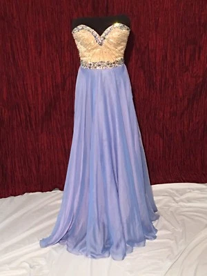 SHERRY HILL Long Prom Homecoming Pageant Gown Dress sz 8 - Image 1 of 4