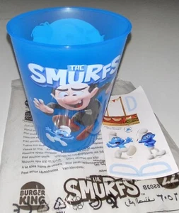 🔥BURGER KING SMURF CUPS # 22 Kids Meal Sealed New - Picture 1 of 5